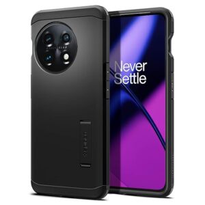 Tough Armor for OnePlus 11 Case, OnePlus 11 Back Cover - TPU+Poly Carbonate｜Black